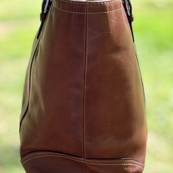 Coach Brown Tote Bag #F11202 - Picture 3 of 12